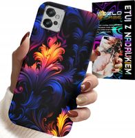 ETUI DO MOTOROLA G32 - ABSTRAKCYJNE KOLOROWE WZORY + FOLIA