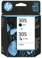 Tusze HP 305 Czarny + Kolor drukarki HP DeskJet 2710E 2720E 4120E 6020E