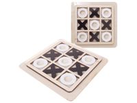 Gra planszowa kółko i krzyżyk drewniana prezent