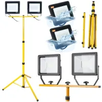 Naświetlacz halogen lampa LED 2x 50W + statyw