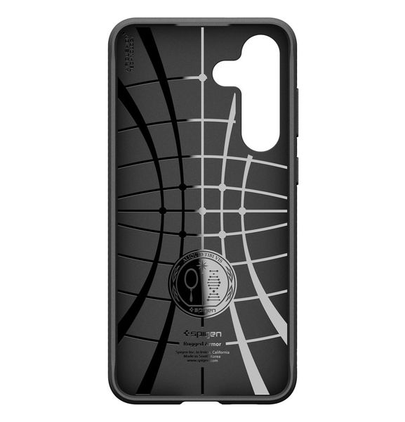 spigen rugged armor galaxy s25 fe matte black zdjęcie 3
