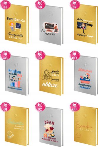 PLANER murarz tynkarz DZIENNY kalendarz książkowy A4 złoty srebrny na Arena.pl