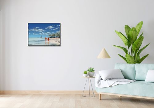 Plakat 70x50cm Spokój w Piaskach na Arena.pl