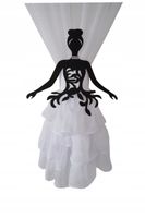 Ozdoba opaska BALETNICA do upięcia dekor AŻUR czar