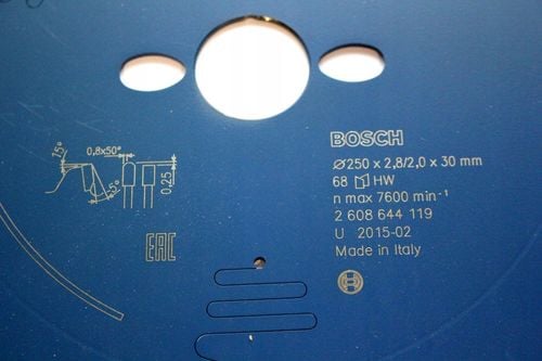 BOSCH TARCZA PILARSKA MULTI MATERIAL 250x30 Z80 na Arena.pl