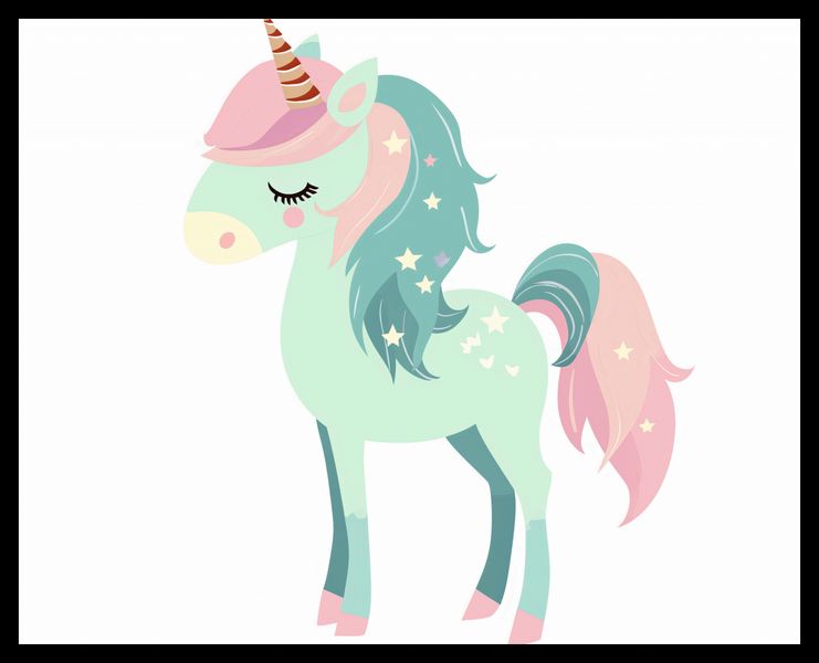 Plakat 50x40cm Jednorożec Marzeń zdjęcie 2