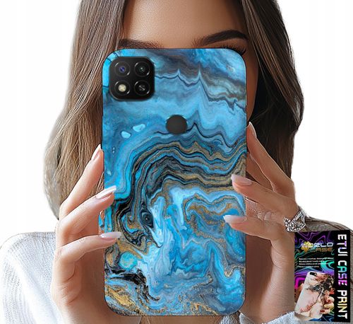 ETUI DO XIAOMI REDMI 9C - MARMURKOWE WZORY OBUDOWA CASE + FOLIA na Arena.pl