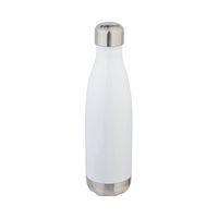 Butelka 500 ml do sublimacji - biała ze srebrnym dnem