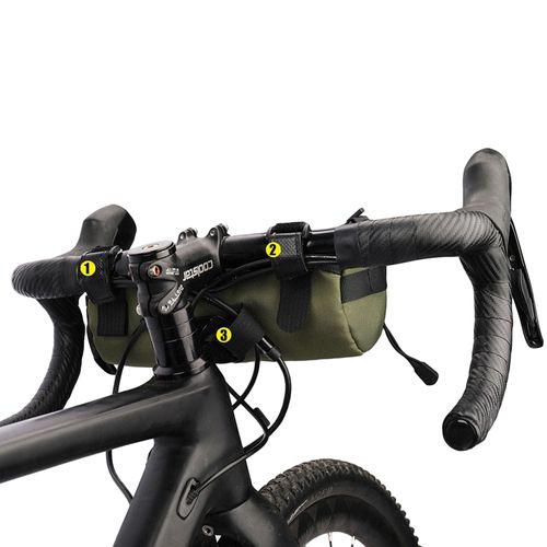 Torba na kierownicę rowerową 2.4L Szary na Arena.pl