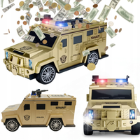 SKARBONKA AUTO SEJF DUŻE AUTO TRUCK POLICJA GOLD ŚWIATŁO DŹWIĘK BILON COIL