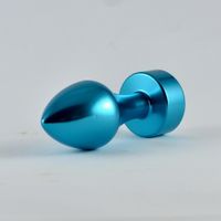 aluminium anal plug blue