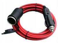 Przedłużacz gniazda zapalniczki 300 cm. MOCNY 15A Wtyk Gniazdo 16AWG Miedź