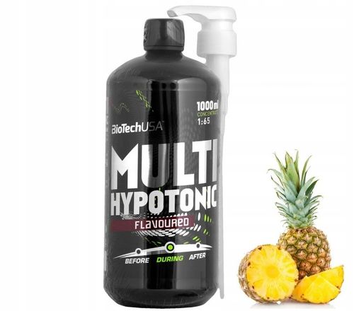 BioTech Multi Hypotonic 1000 ml Koncentrat Napoju Izotonicznego 1:65 Ananas na Arena.pl
