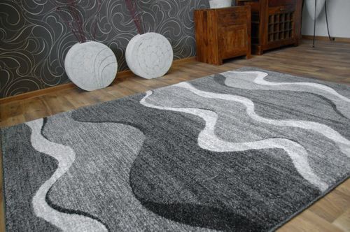 Dywan SHADOW 8649 black / light grey 60x100 cm na Arena.pl