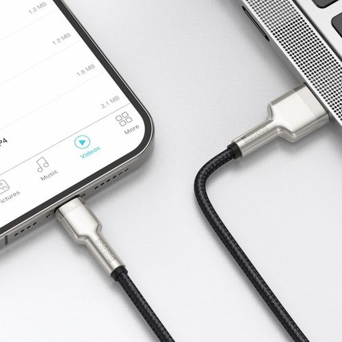 kabel usb do lightning baseus cafule, 2.4a, 1m (czarny) na Arena.pl