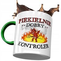 Kubek Zielony Dla Kontrolera Piekielnie Dobry Z Nadrukiem Ze Zdjęciem