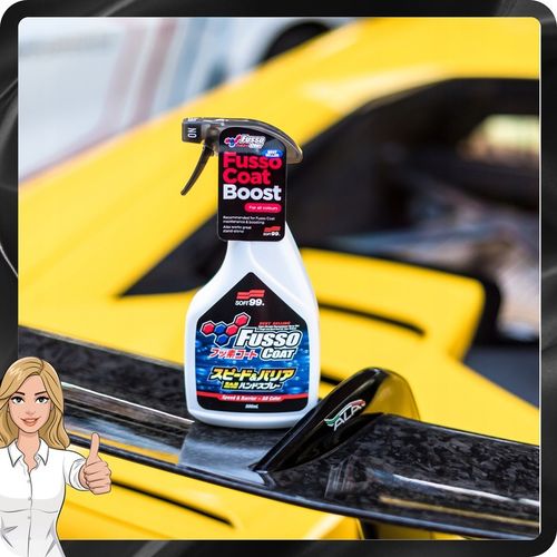 Soft99 fusso coat speed barrier wosk szybki detail zabezpieczenie lakieru na Arena.pl