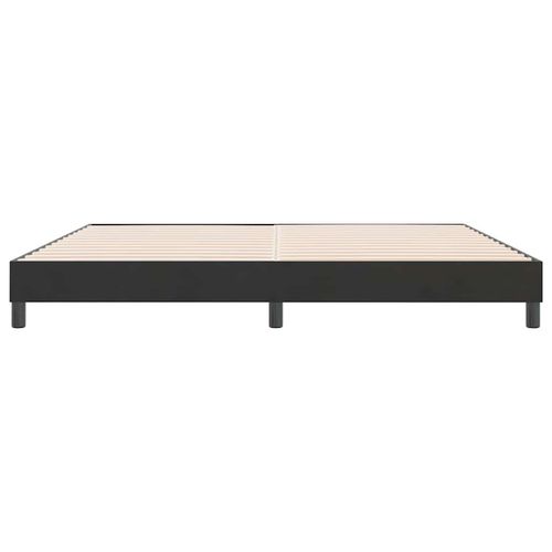 Łóżko Box Spring bez materaca Czarne 180x220 cm Aksamit na Arena.pl