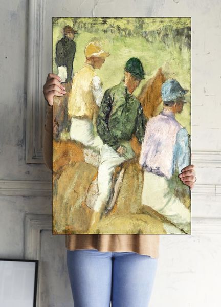 Four Jockeys, Edgar Degas - plakat 59,4x84,1 cm zdjęcie 3