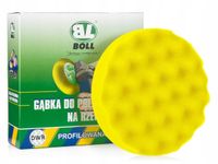 gąbka polerska boll profilowana na rzep - żółta (średnio miękka)