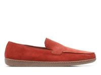 Clarks Mokasyny męskie - Saltash Free - rozmiar 45 - zamsz rudo-czerwony
