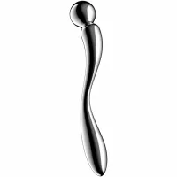 satisfyer star force 2 - dwustronny masażer ze stali nierdzewnej