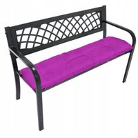 Poduszka na ławkę ogrodową huśtawkę 120x38 fuksja