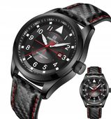 ZEGAREK MĘSKI NAVIFORCE PILOT ELEGANCKI SKÓRZANY PASEK DATOWNIK NEOBRITE