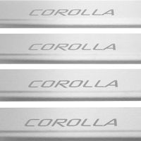 Listwa progowa TOYOTA COROLLA E16 Stal nierdzewna 304 mat 4szt