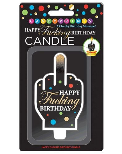 happy f'ing birthday candle na Arena.pl