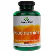 Swanson Niacinamide Niacyna Witamina B3 Niacynamid