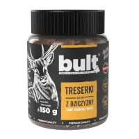NATURALNE SMACZKI PRZYSMAKI DLA PSA BULT TRENERKI Z DZICZYZNY 150g