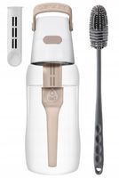 Butelka filtrująca wodę Dafi Solid 0,5 cappucino + szczotka do mycia