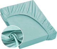 Prześcieradło z gumką jersey Design91 240X220 mięta