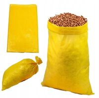 Worki na zboże 60x105 cm 50kg żółty 100szt AK TRADEPACK