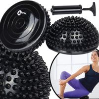 PIŁKI SENSORYCZNE REHABILITACYJNE PÓŁKULE DYSK BERET JEŻYK - 2 SZT 16CM