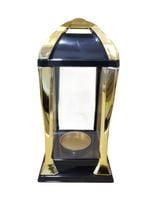 Nowoczesna kapliczka z złotymi dodatkami  31 cm.