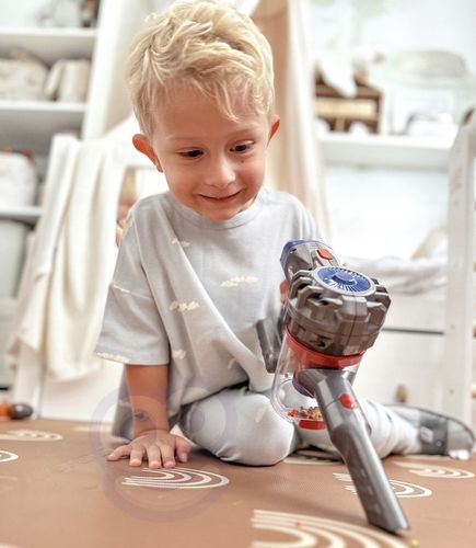 DUŻY INTERAKTYWNY ODKURZACZ PIONOWY DLA DZIECI FUNKCJA SSANIA DŹWIĘK 3W1 na Arena.pl