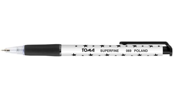 DŁUGOPIS SUPERFINE 069 TOMA CZARNY zdjęcie 1
