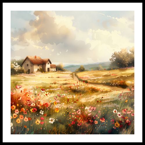 Plakat 70x70cm Sielski Domek na Arena.pl