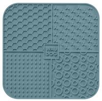 Silikonowa mata do lizania dla kota lub psa Collar WauDog 19x19cm szara