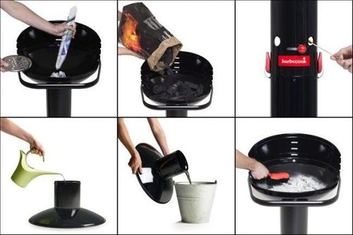 Grill węglowy Optima Midnight Barbecook na Arena.pl