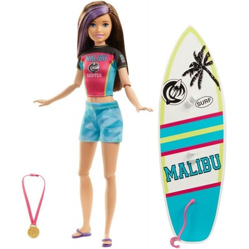 Lalka Barbie Skipper surferka na Arena.pl