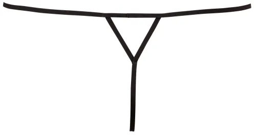 cottelli lingerie stringi z cienkich paskow s/m srebrne detale na Arena.pl