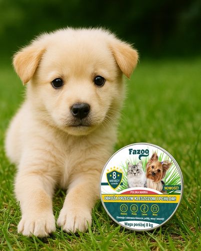 OBROŻA NA KLESZCZE i Pchły dla Psa Kota Antykleszczowa 8 Miesięcy na Arena.pl