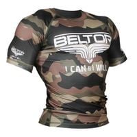 Beltor - Rashguard męski Short Sleeve Army XL