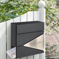 Skrzynka Pocztowa Na Listy Ulotki Gazety Listowa Stalowa 2X Kluczyk Steel