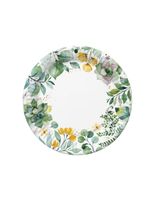 TALERZYK PAPIEROWY FLORAL FRAME 8 SZTUK 18CM POL-MAK