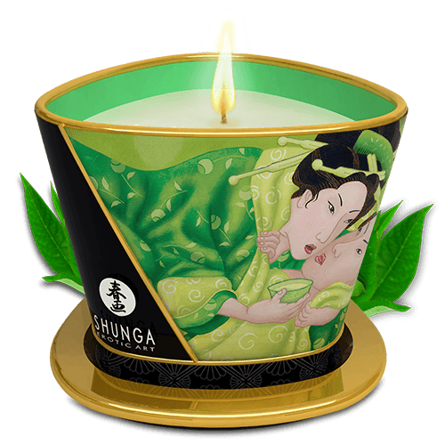 Shunga - Green Tea Massage Candle 170 Ml na Arena.pl