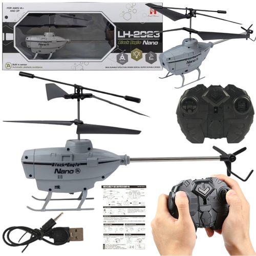 Helikopter Zdalnie Sterowany Technologia Żyroskopu Unikanie Przeszkód Pilot na Arena.pl